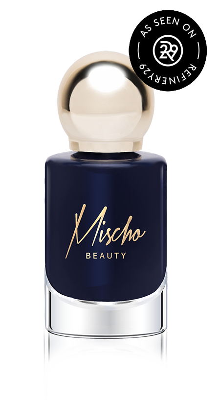 bold midnight blue nail polish - as seen on refinery 29